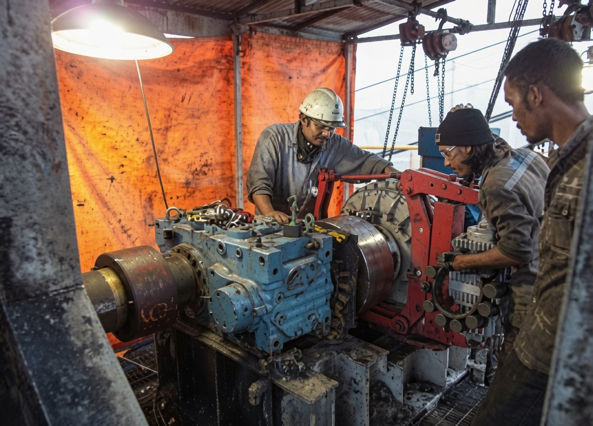 Alignment Motor atau Gear Box
